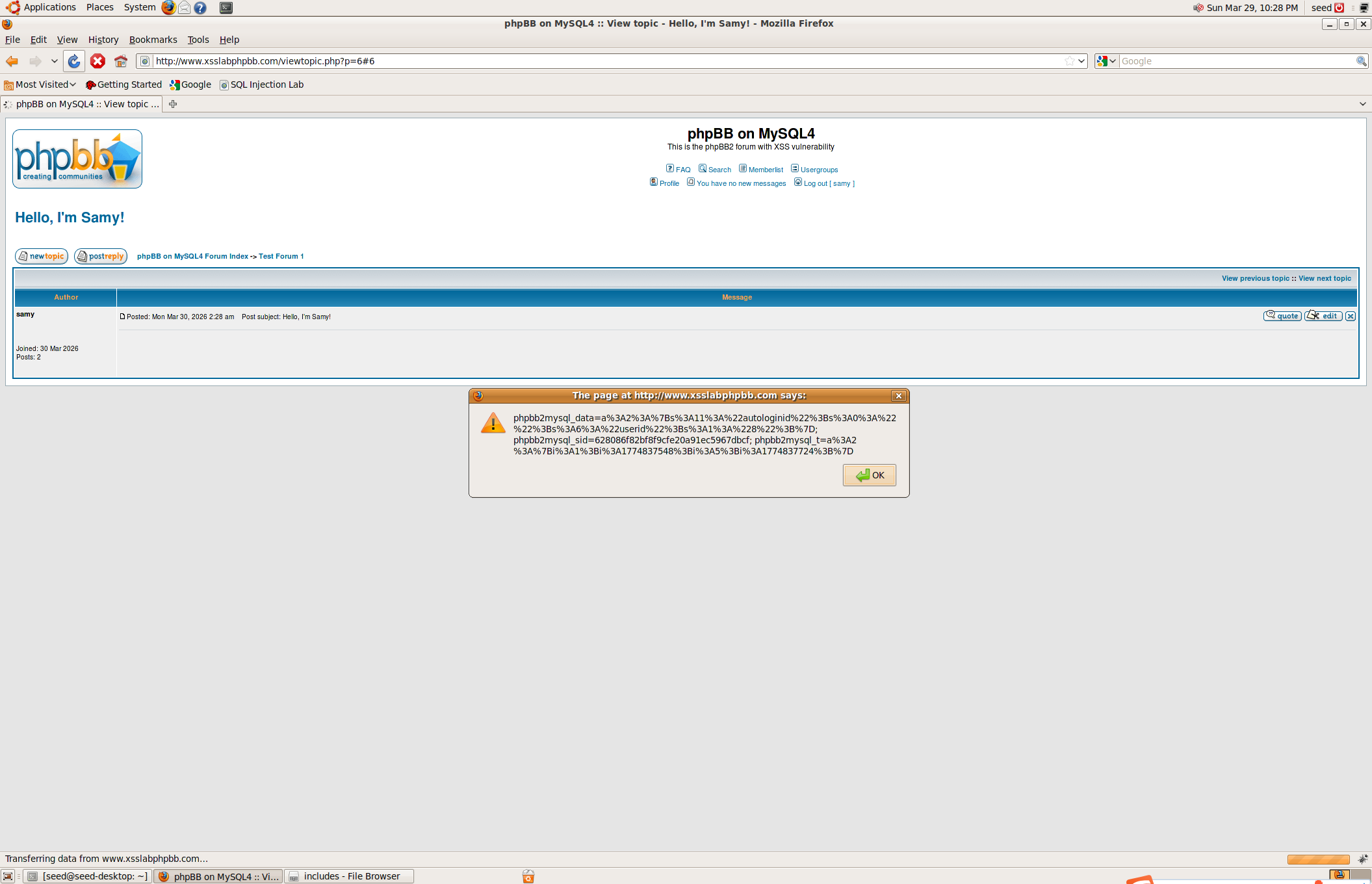 图 3 显示出用户的cookie