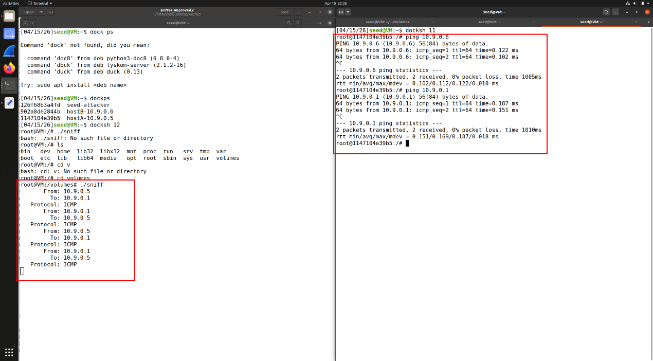 图14 混杂模式关闭后无法嗅探其他设备