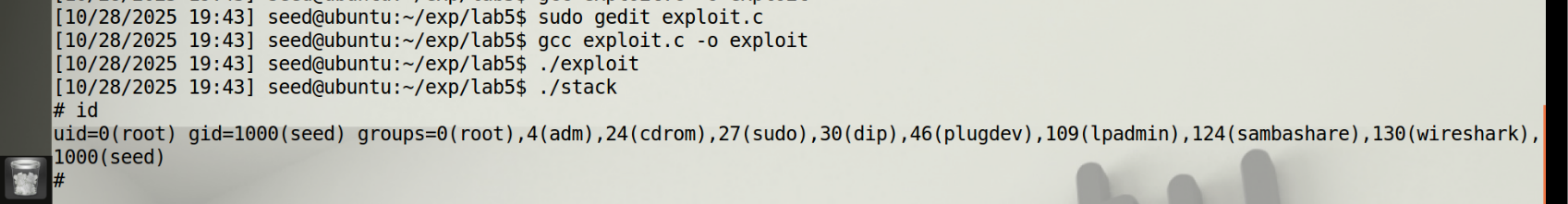 图6 修改uid同时获得root