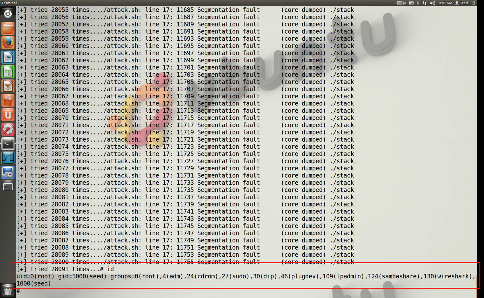 图7 修改uid同时获得root